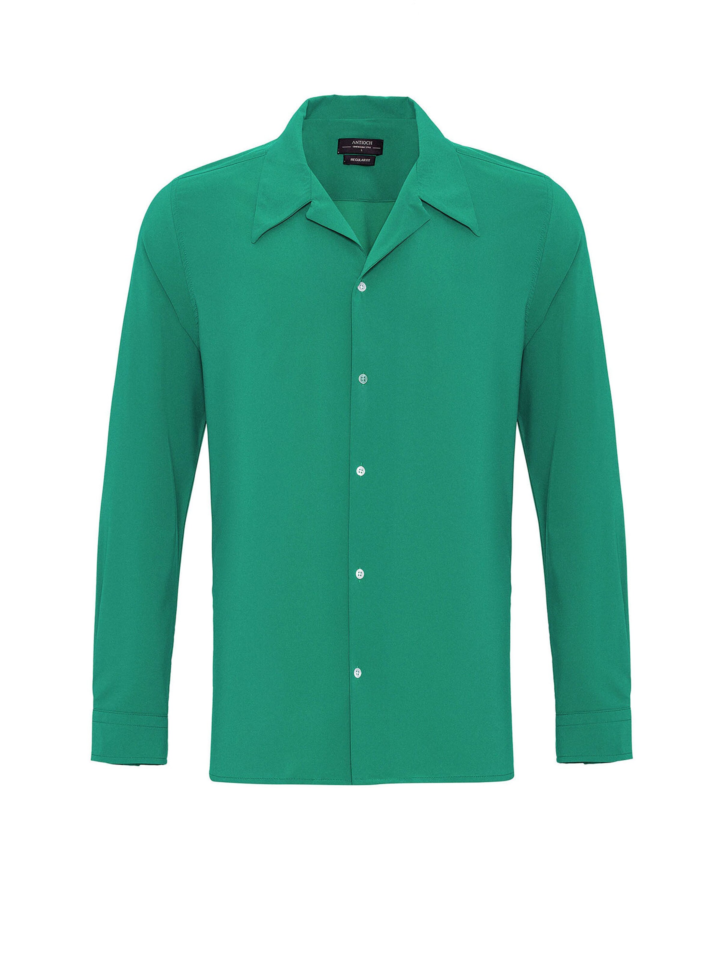 Antioch Kitsas lõige Triiksärk, värv roheline: eest vaates