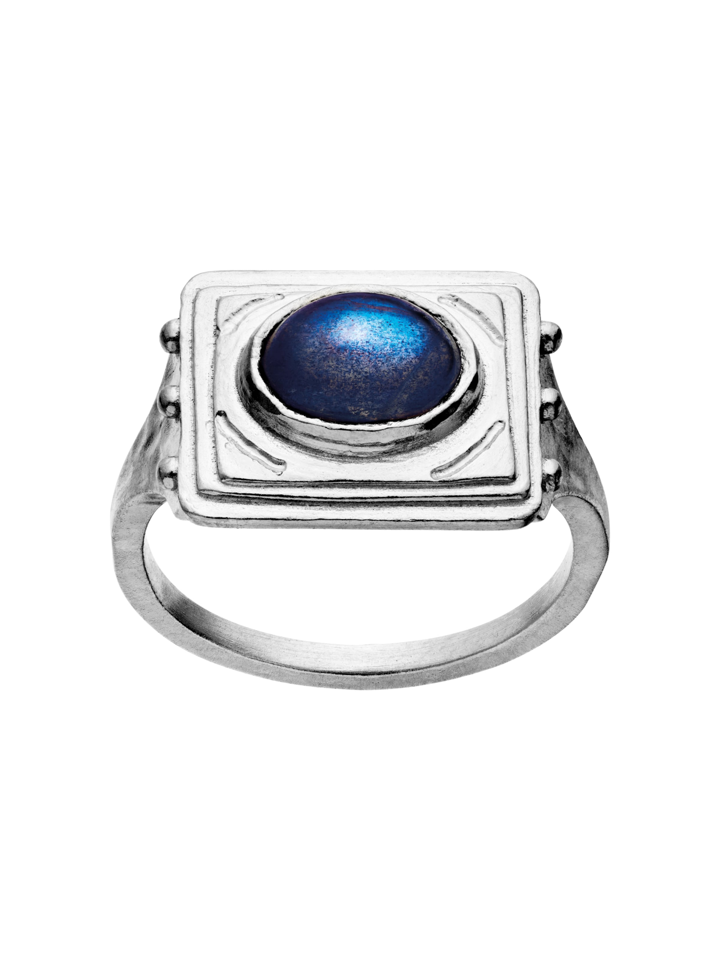 Anello 'Roxxane' di Maanesten in argento: frontale