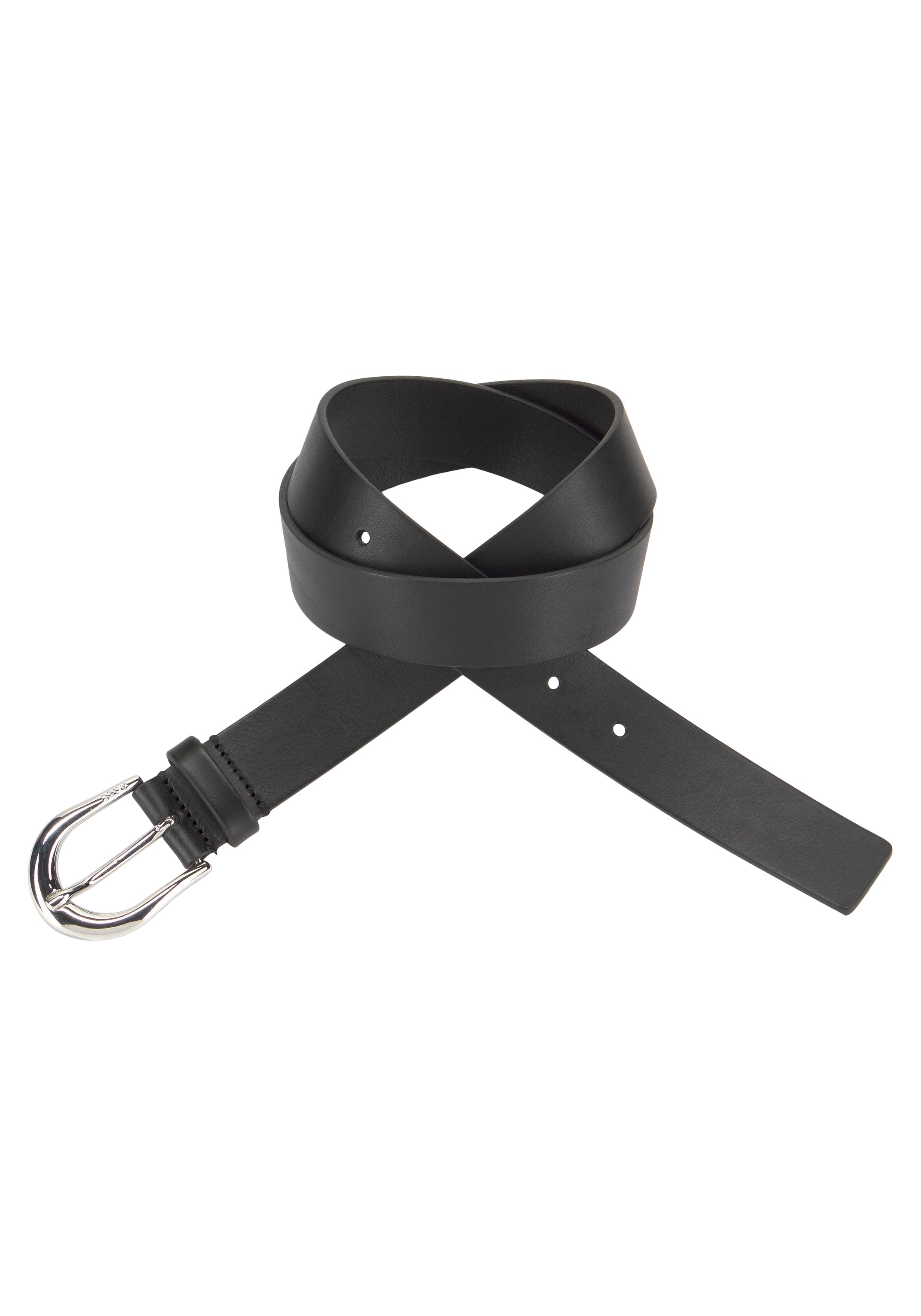 Cintura di BOSS in nero: frontale