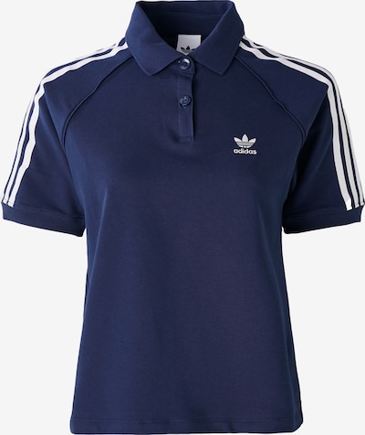 Marškinėliai iš ADIDAS ORIGINALS, spalva – tamsiai mėlyna / balta, Prekių apžvalga