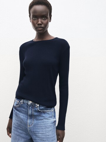 MANGO Shirt 'LILOCA' in Blau: Vorderseite
