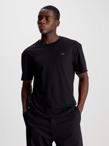 Maglietta di Calvin Klein in nero: frontale