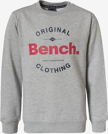 BENCH Sweatshirt 'TRIMPTON' in Grey: front