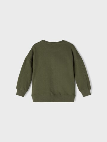 NAME IT Sweatshirt 'Happy Always' in Green