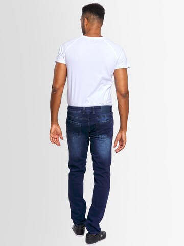 Alessandro Salvarini Slimfit Jeans 'Genova' in Blauw