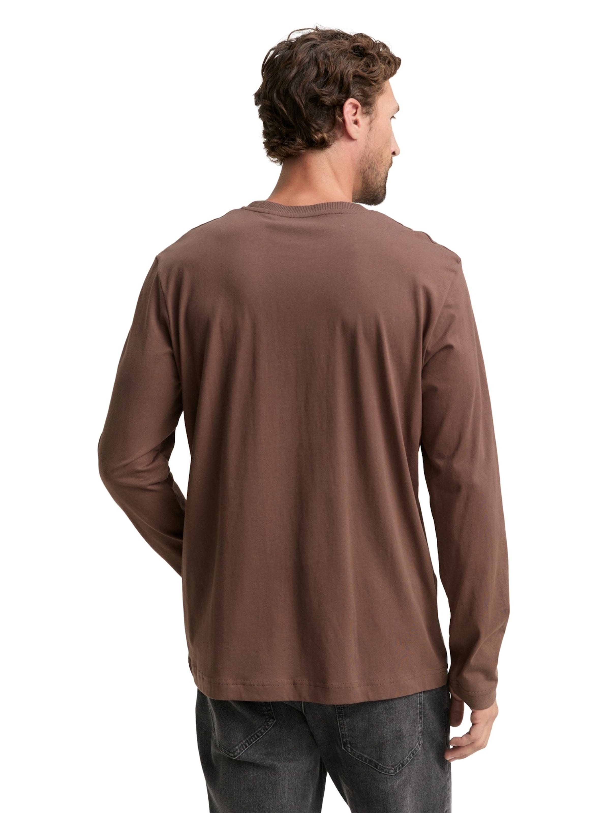 TOM TAILOR Shirt in Brown