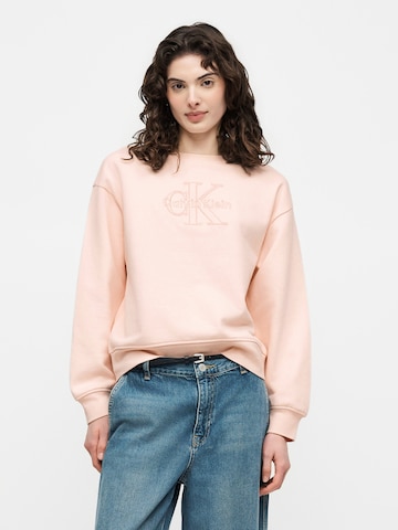 Calvin Klein Jeans Tréning póló - narancs: elől
