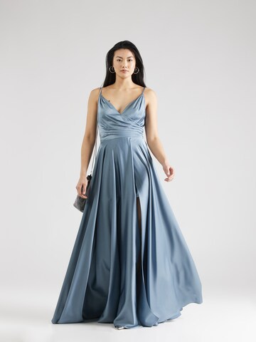 mascara Evening Dress in Blue