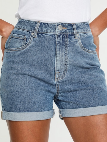 Threadbare Regular Shorts 'Calais' in Blau