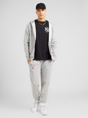 NEW ERA Zip-Up Hoodie 'NEYYAN' in Grey