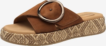 Mule Tamaris en marron : devant