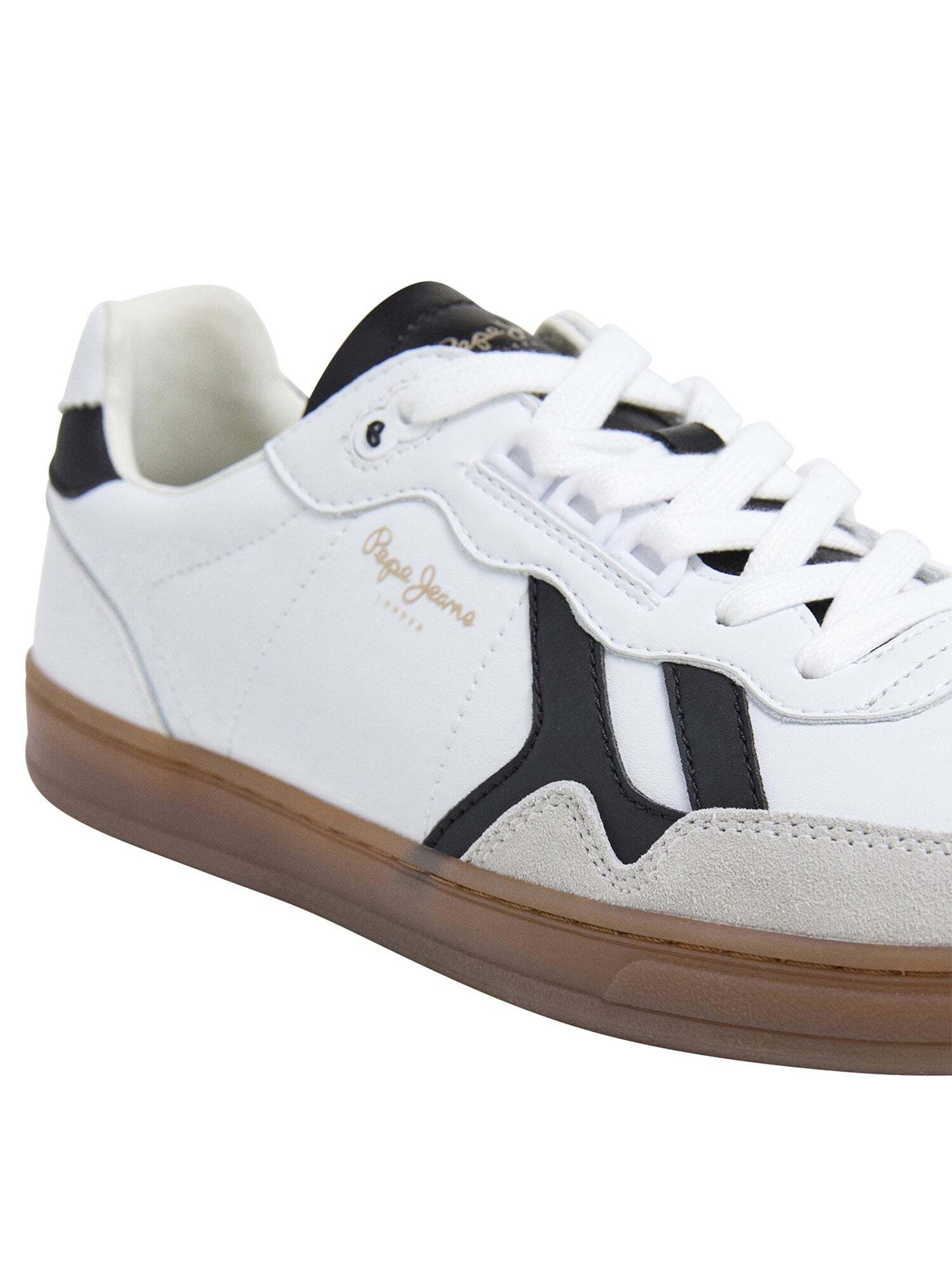 Pepe Jeans Platform trainers 'Ball Class' in White