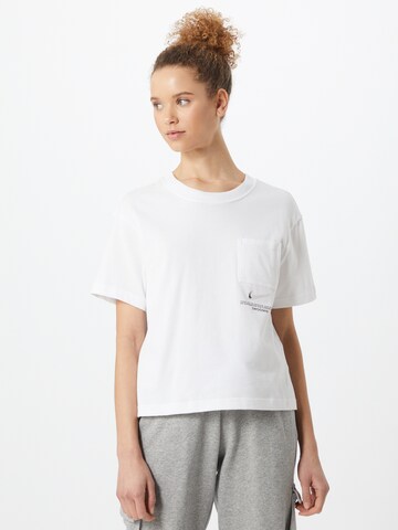 T-shirt Nike Sportswear en blanc : devant