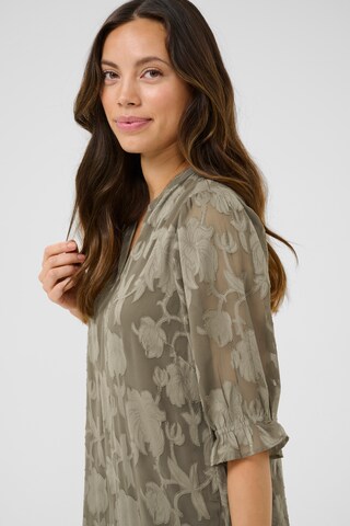 Robe 'Yana' Cream en vert