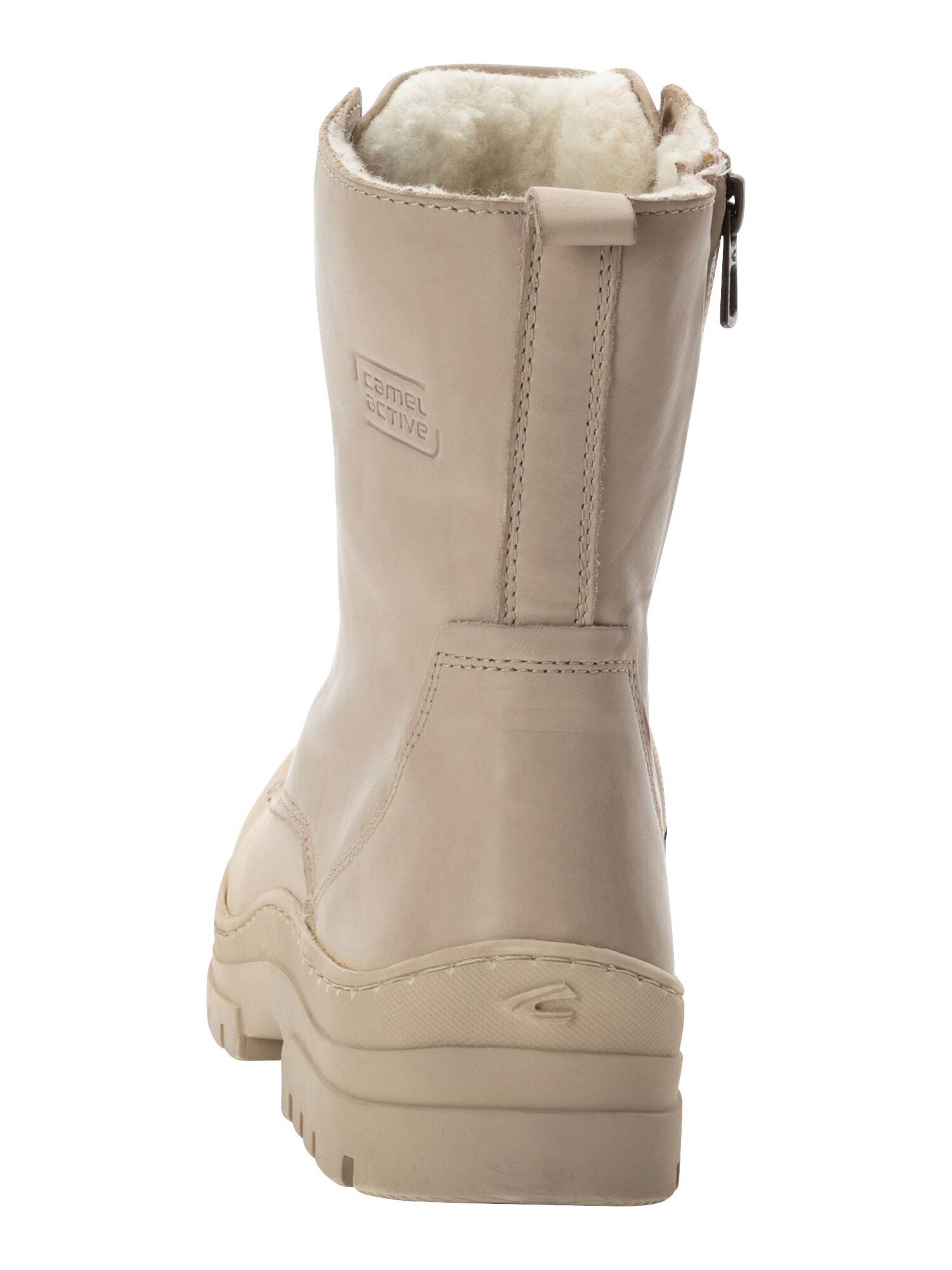 CAMEL ACTIVE Lace-Up Ankle Boots in Beige