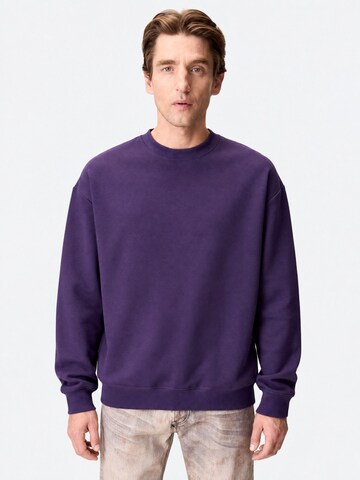 Sweat-shirt 'Sweatshirts' Grimelange en violet : devant