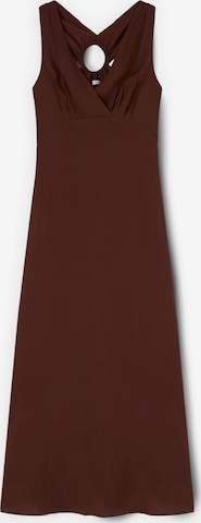 Robe MOTIVI en marron : devant