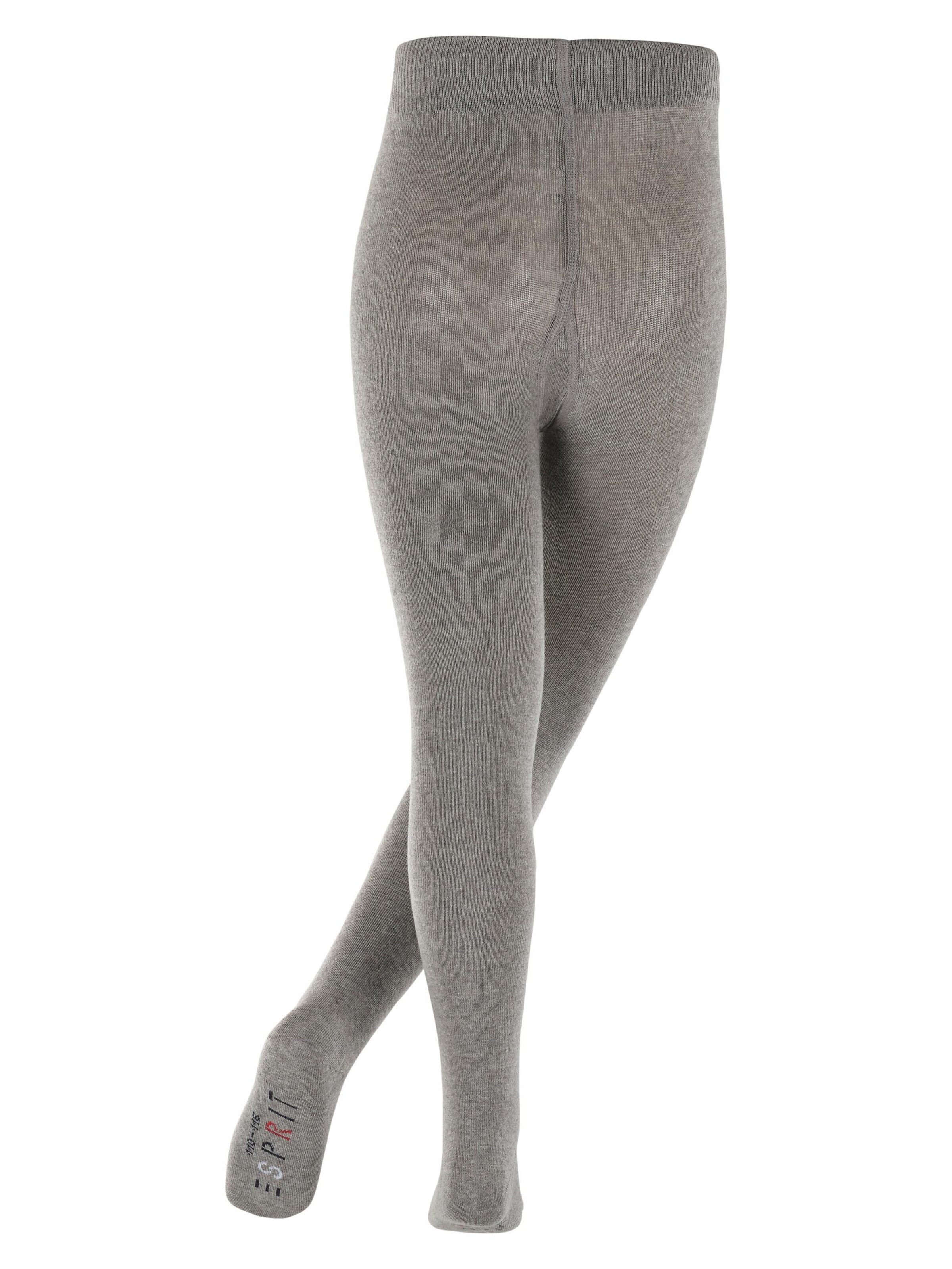 ESPRIT Regular Leggings 'Foot Logo' in Grey