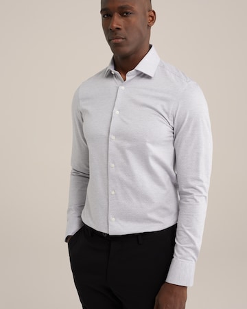 WE Fashion Slim fit Üzleti ing - szürke: elől