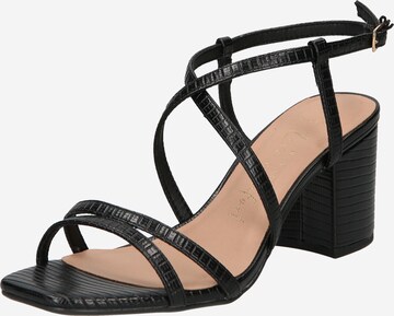 NEW LOOK - Sandalias con hebilla 'TACHO' en negro: frente