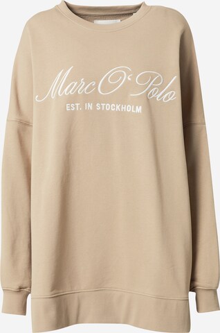 Marc O'Polo - Sweatshirt em castanho: frente