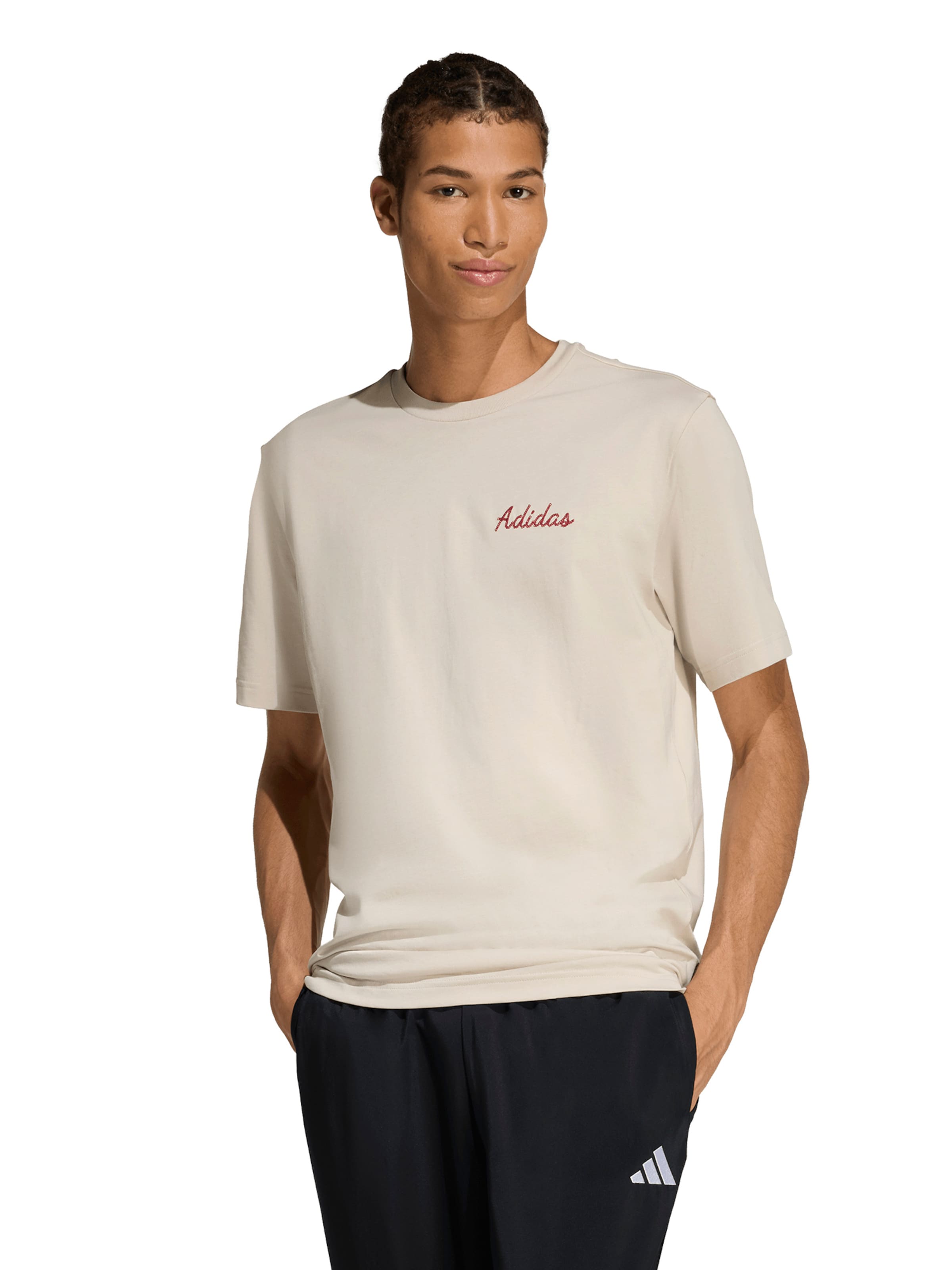 ADIDAS SPORTSWEAR Λειτουργικό μπλουζάκι σε μπεζ
