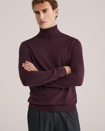 Pull-over WE Fashion en rouge : devant