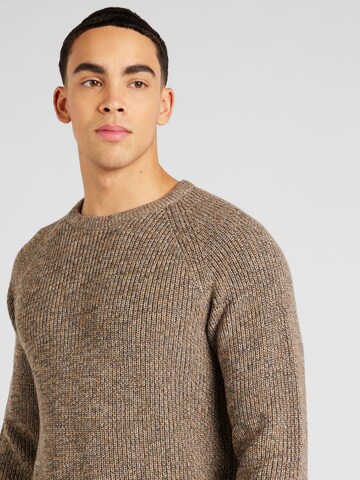 JACK & JONES Sweater in Brown