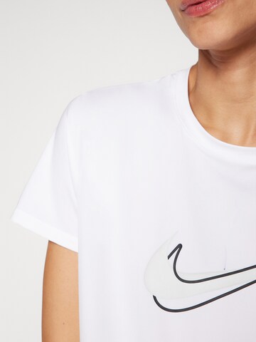 T-shirt fonctionnel 'One' NIKE en blanc
