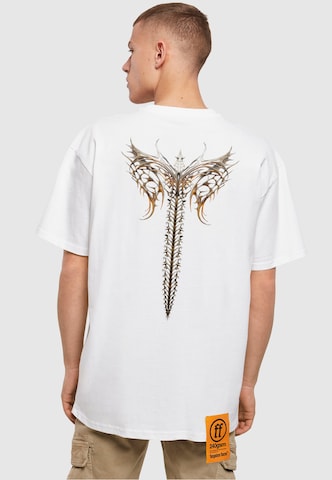 Forgotten Faces Shirt in Weiß: Vorderseite