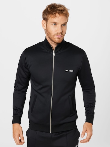 Les Deux Between-Season Jacket in Black: front