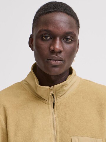 BLEND Between-season jacket ' BHBROOKS Sweatshirt halfzipp ' in Brown