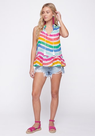 IZIA - Top 'Boho' en rosa