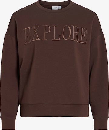 VILA Sweatshirt 'VIReflect' i brun: forside