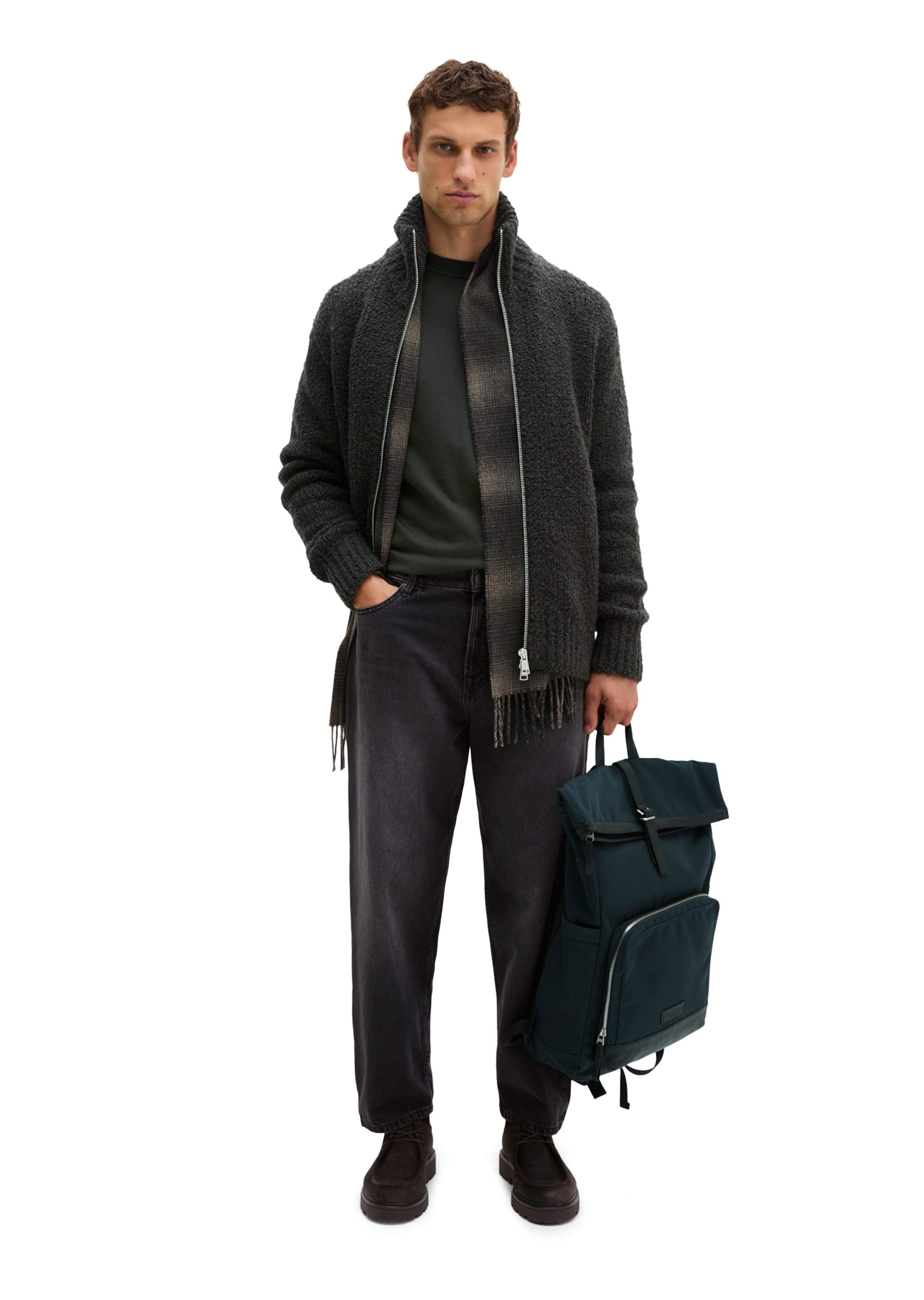 Sac à dos 'Mory' Marc O'Polo en gris : devant