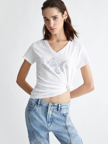 T-shirt Liu Jo en blanc : devant