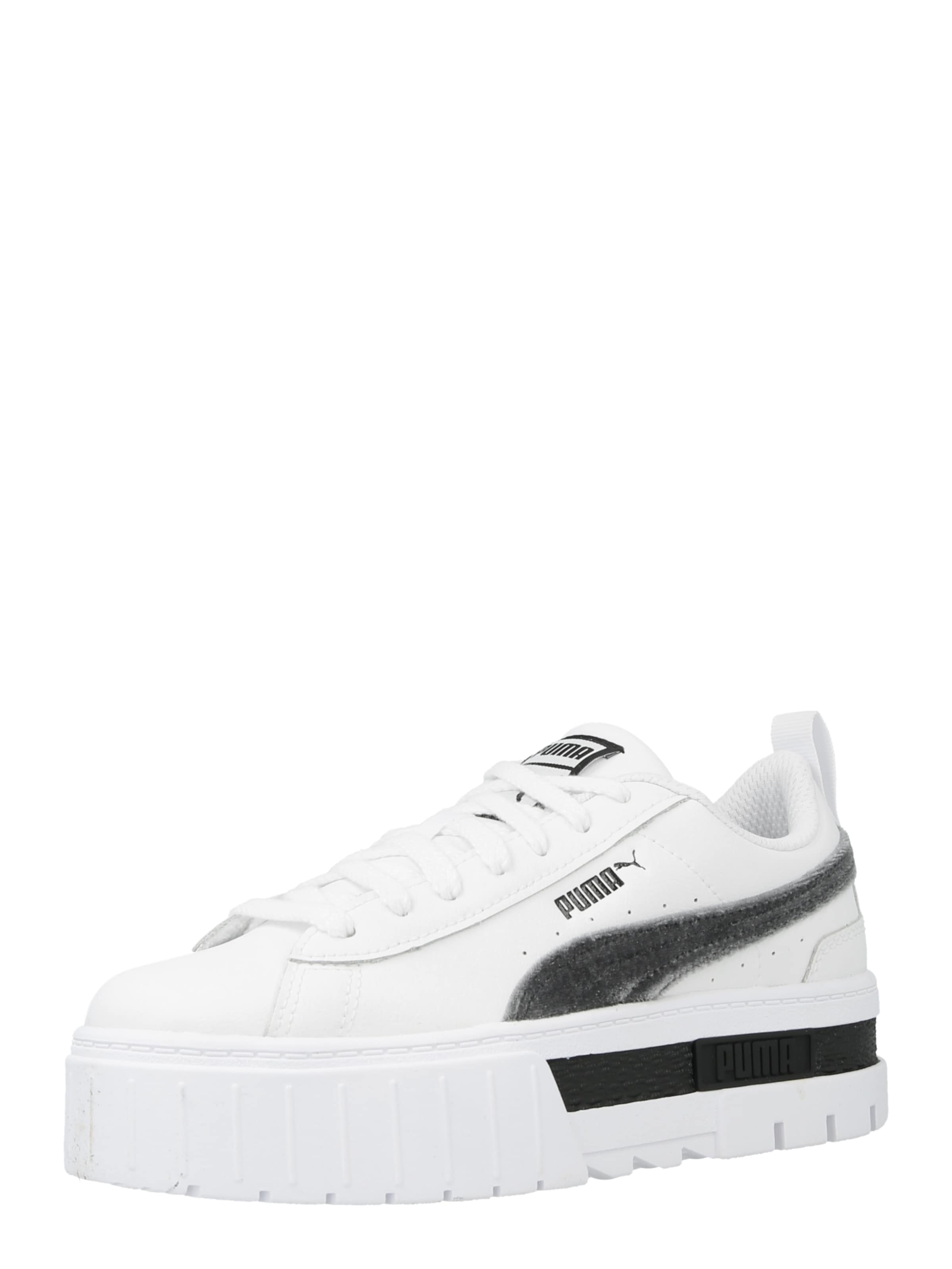 Baskets basses 'Mayze Velvet Dream' PUMA en blanc : devant