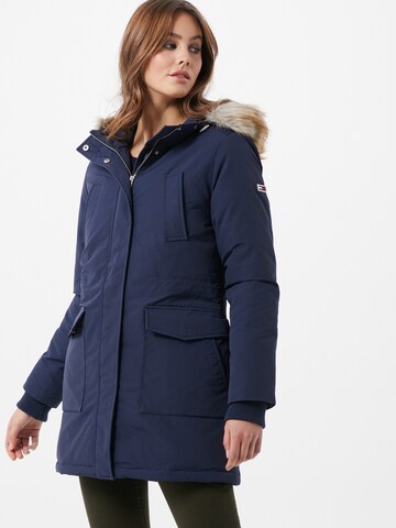 Tommy Jeans Parka 'Technical' in Blau: predná strana