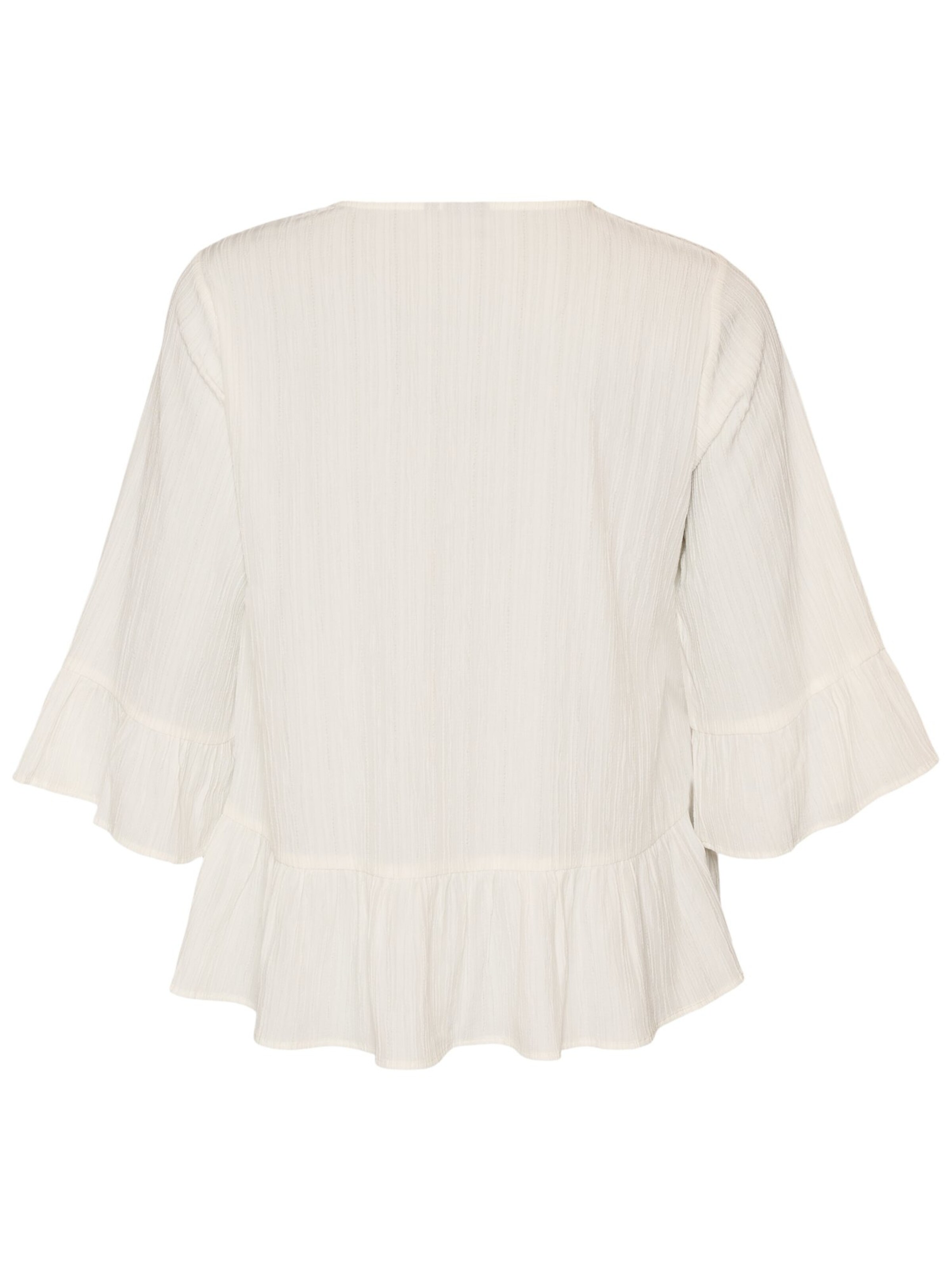 Zizzi Bluse 'MYASHA' i hvid