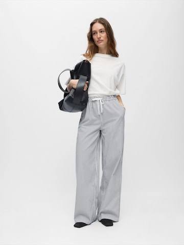 Loosefit Pantalon 'OBJETSY' OBJECT en blanc