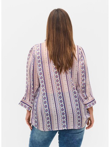 Zizzi Bluse i beige