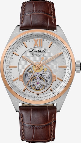INGERSOLL Analog Watch 'The Shelby' in Brown: front