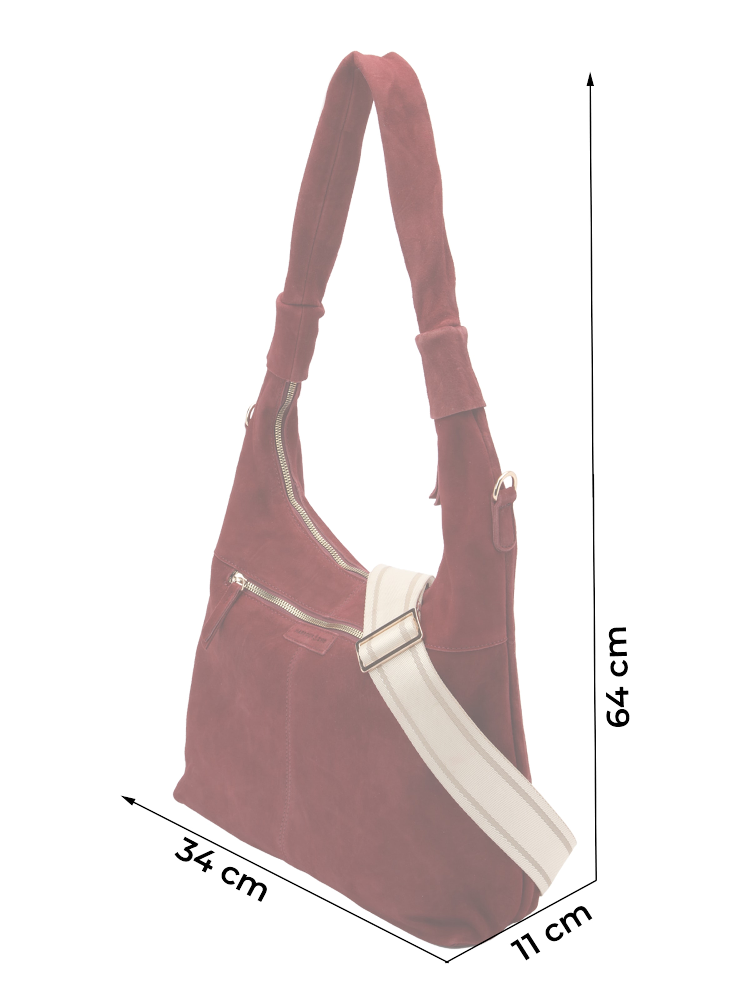 Harbour 2nd Olkalaukku 'Laurine' värissä punainen