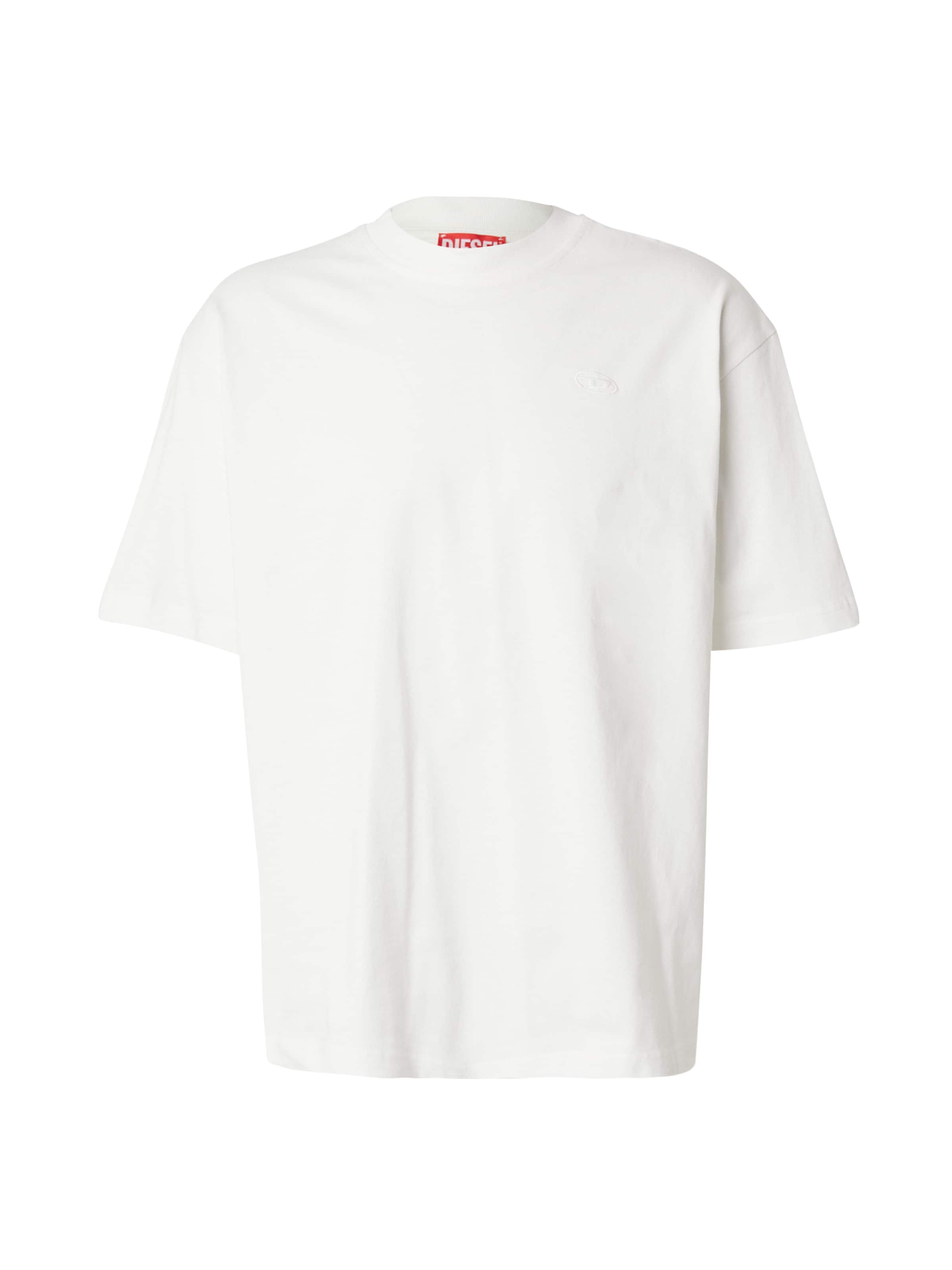 DIESEL Shirt 'BOGGY-MEGOVAL-D' in White: front