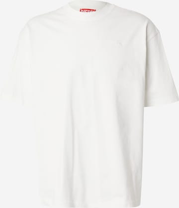 T-Shirt 'BOGGY-MEGOVAL-D' DIESEL en blanc : devant