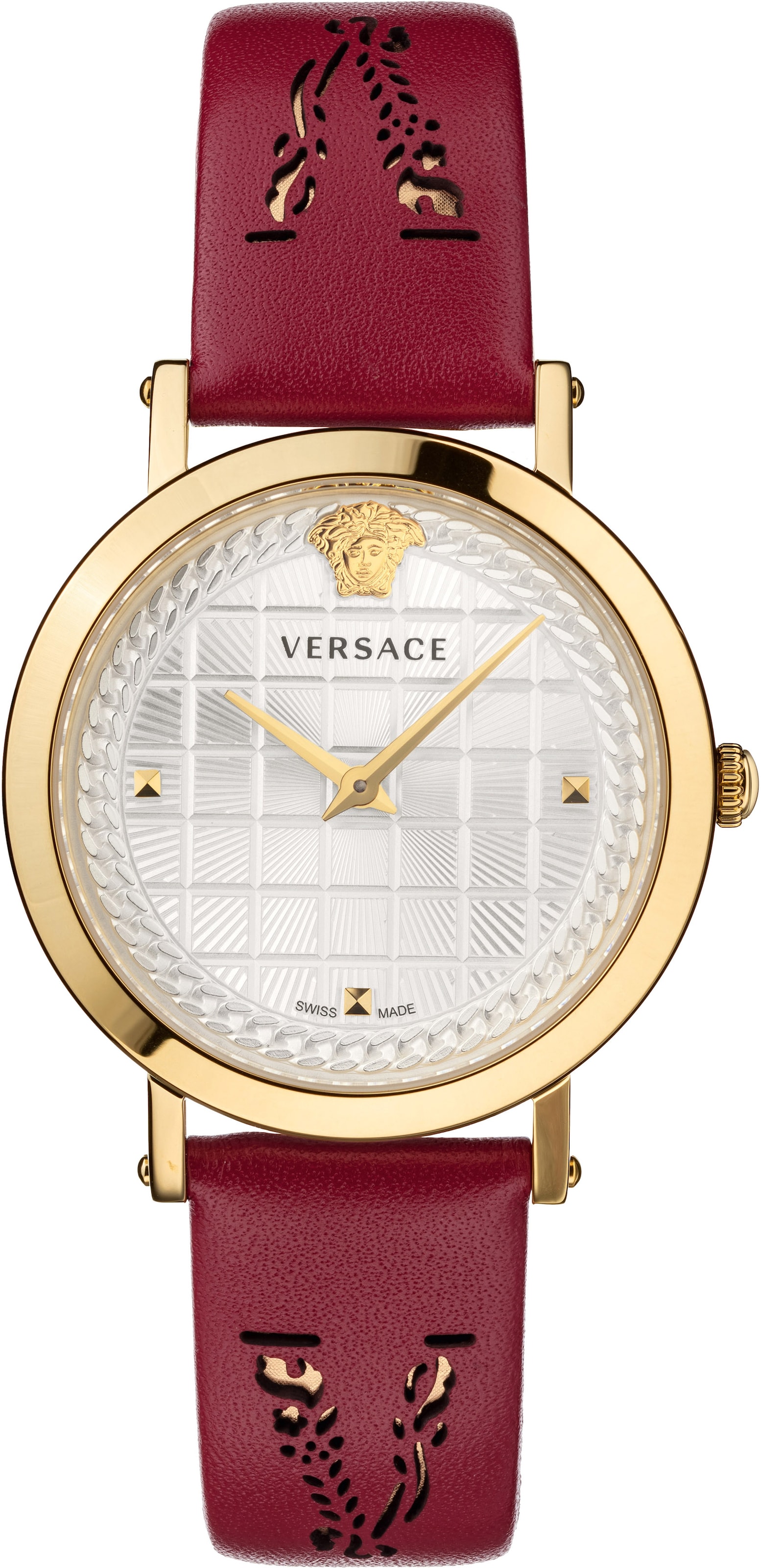 VERSACE Analog Watch in Red: front