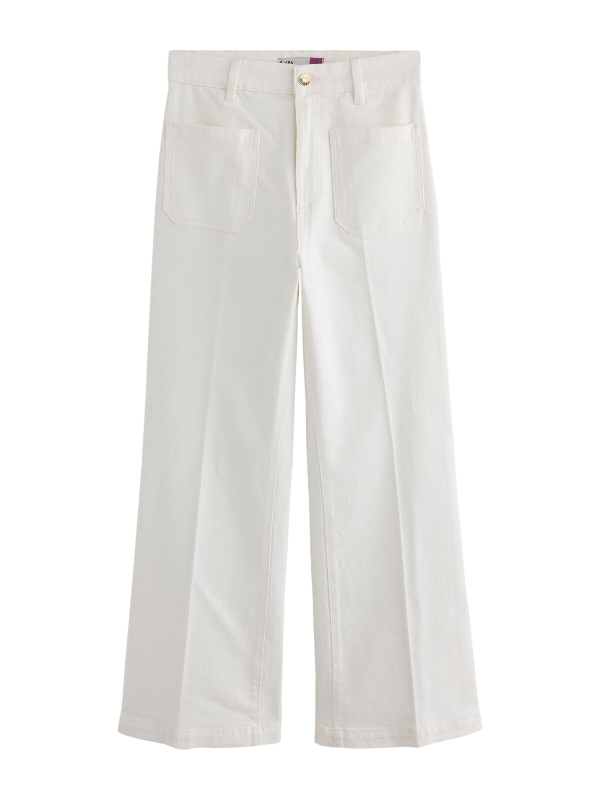 Next Regular Jeans in Wit: voorkant