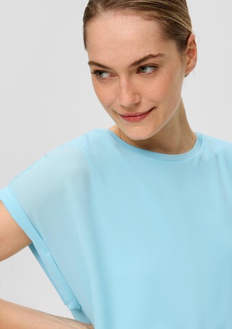 s.Oliver BLACK LABEL - Camiseta en azul