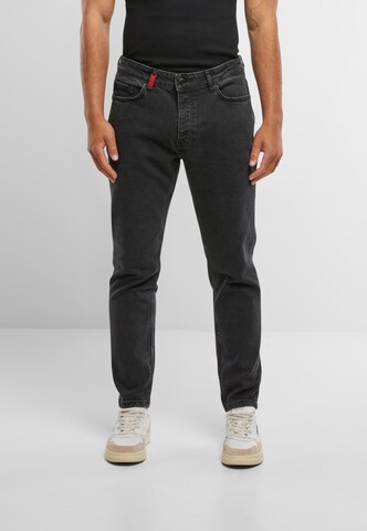 2Y Premium Slimfit Jeans in Schwarz