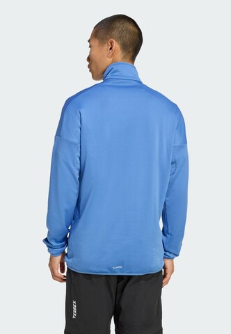 Veste en polaire fonctionnelle 'Xperior' ADIDAS TERREX en bleu